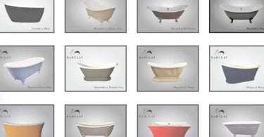 100+ Bathtub Colors Available – Custom Color Freestanding Tubs