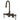 Kingston Brass CC93T Vintage 3-3/8" Deck Mount Tub Filler - side view