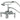 Kingston Brass CC23T Vintage 3-3/8" Wall Mount Tub Filler - alternate view