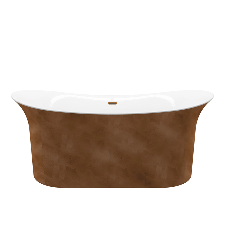 A & E Bath and Shower Axel 68" Premium Acrylic Oval Freestanding Bathtub A & E Bath and Shower