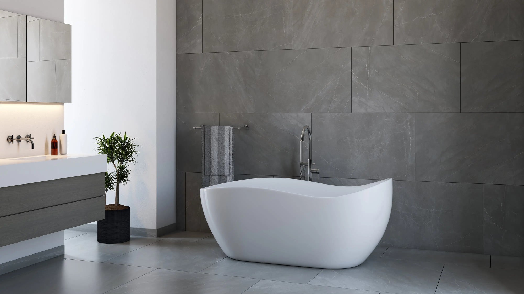 A & E Bath and Shower Axel 68" Premium Acrylic Oval Freestanding Bathtub A & E Bath and Shower