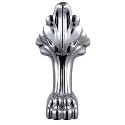 A & E Bath and Shower Dorya Acrylic 69" All-in-One Clawfoot Tub Kit Freestanding Clawfoot Bathtubs Tub Front View in Bathroom