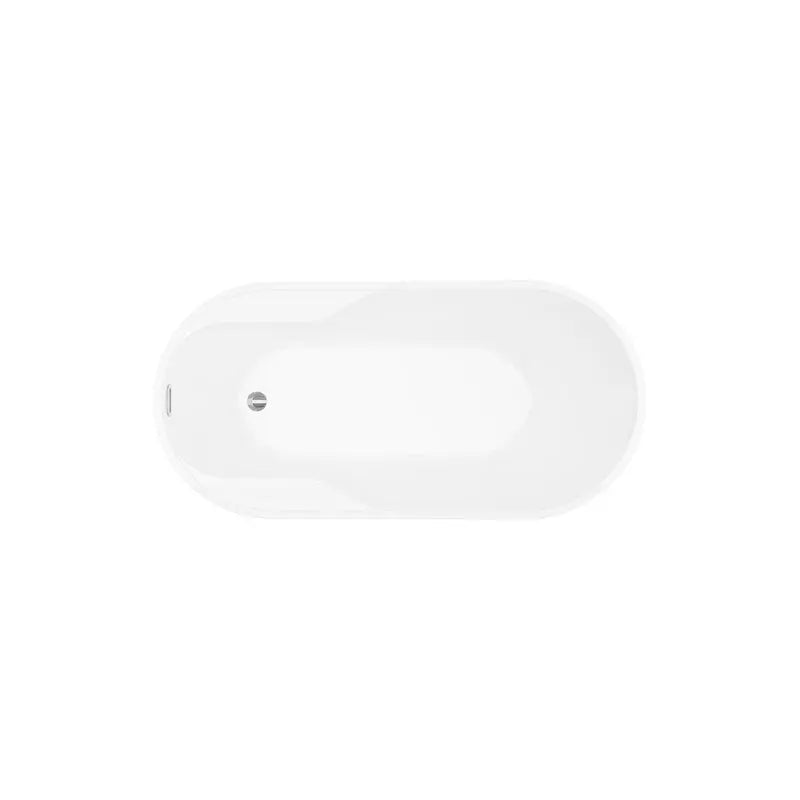 A & E Bath and Shower Miami 59" Double Deck Freestanding Tub