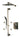 ALFI Brand AB2287 3 Way Thermostatic Shower Set with Body Sprays Alfi Trade Inc