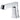 ANZZI Cove Series FR-AZ174 2-Handle Deck-Mount Roman Tub Faucet with Handheld Sprayer in Polished Chrome - side view