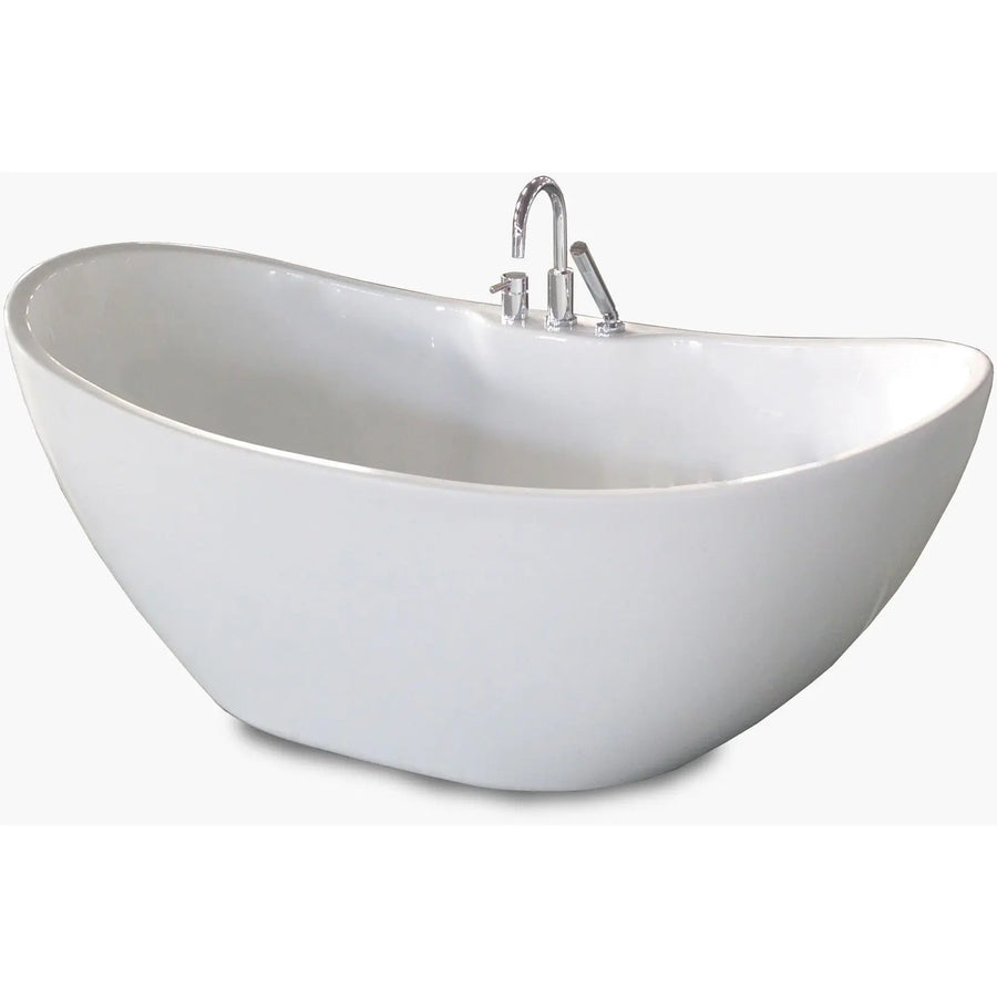 A&E Bath and Shower Turin 69" Premium Acrylic Freestanding Tub