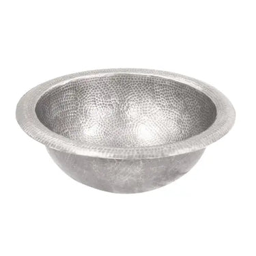 Barclay Abner Medium Lavatory Bowl Bathroom Sink in Pewter