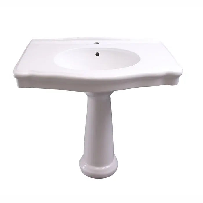 Barclay Anders Rectangular Pedestal Bathroom Sink