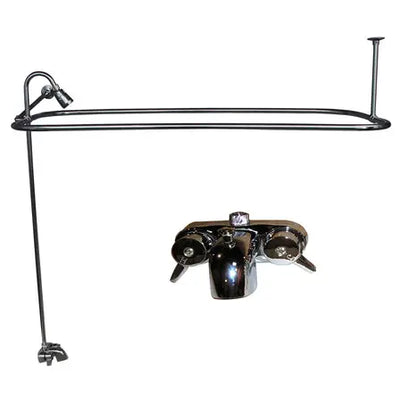 Barclay Anthea 60" TKADTR60-WCP5 Acrylic Roll Top Freestanding Tub Kit Barclay Products