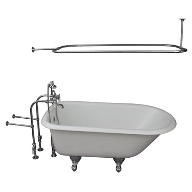 Barclay Antonio 55" Cast Iron Roll Top Tub Kit Barclay Products