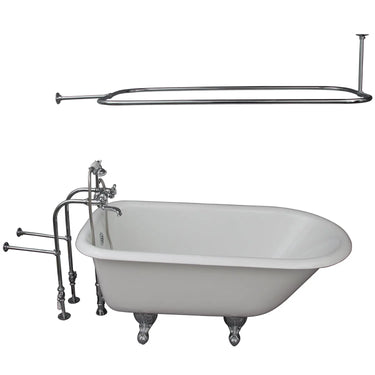 Barclay Antonio 55" Cast Iron Roll Top Tub Kit Barclay Products