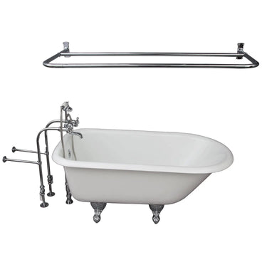 Barclay Antonio 55" Cast Iron Roll Top Tub Kit