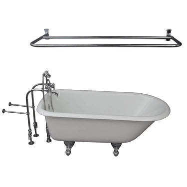 Barclay Brocton 68" Cast Iron Roll Top Tub Kit