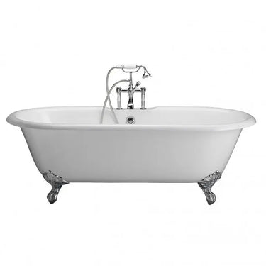 Barclay Columbus 61" Cast Iron Double Roll Top Tub Kit