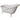 Barclay Gavin 54" Premium Cast Iron Slipper Clawfoot Freestanding Tub