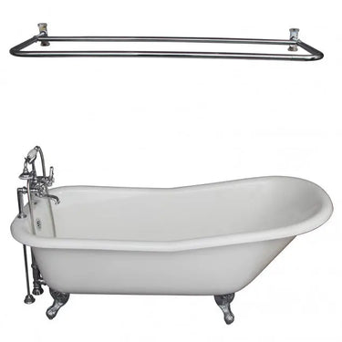 Barclay Griffin 61" Cast Iron Slipper Tub Kit