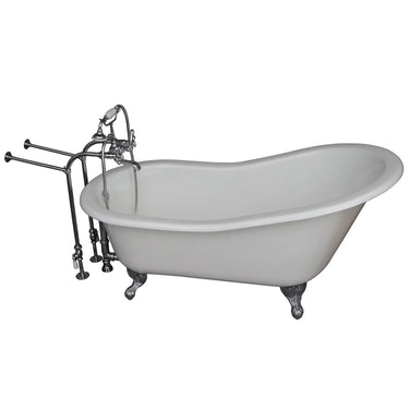 Barclay Griffin 61" Cast Iron Slipper Tub Kit - No Holes