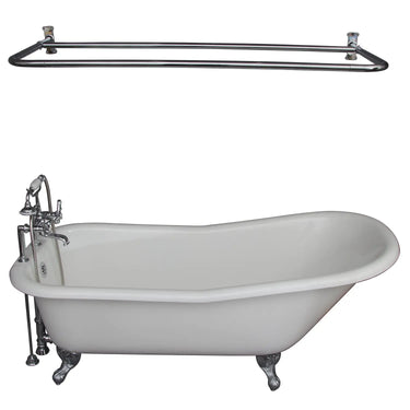 Barclay Icarus 67" Cast Iron Slipper Tub Kit