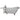 Barclay Icarus 67" Cast Iron Slipper Tub Kit - No Holes - detail view