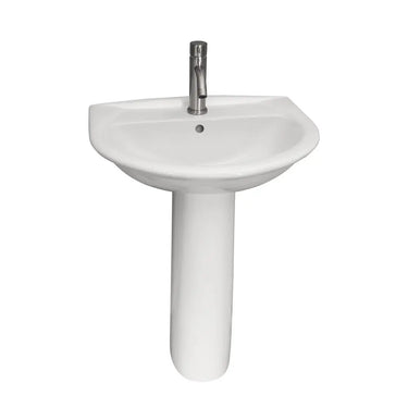 Barclay Karla 550 Pedestal Lavatory Bathroom Sink - detail view