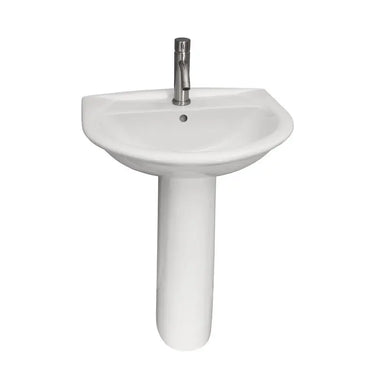 Barclay Karla 650 Pedestal Lavatory Bathroom Sink - detail view