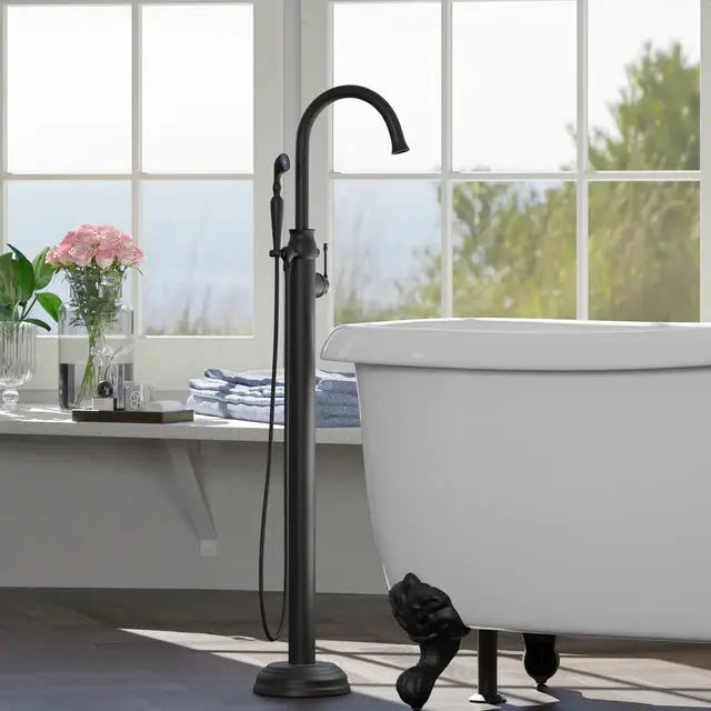 Barclay LeBaron Freestanding Tub Filler with Hand Shower 7976 Barclay Products