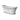 Barclay - Mallory 68" Acrylic Slipper Tub with Integrated Drain and Overflow - ATSN68BIG Barclay Products