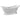 Barclay Monterrey 63" Acrylic Double Slipper Tub on Base without Holes