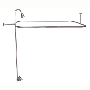 Barclay Products Code Spout "D" Rod Clawfoot Tub Shower Unit