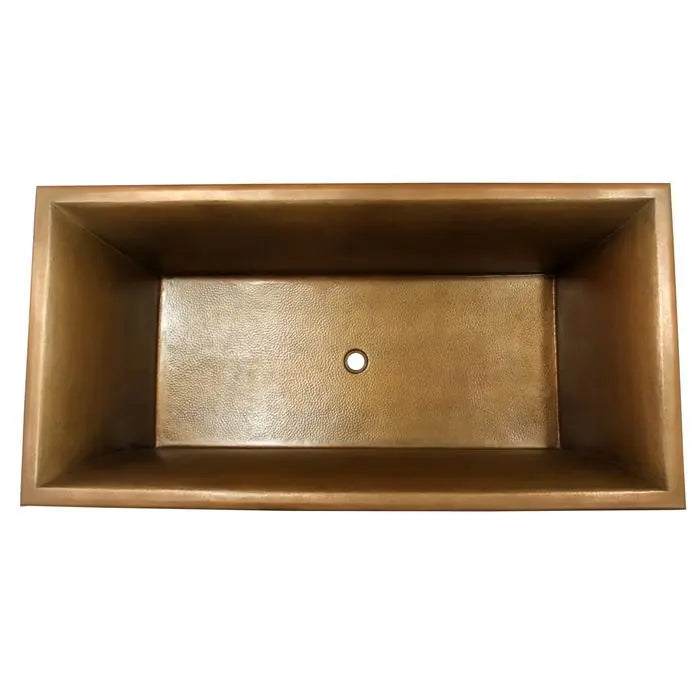 Barclay - Wilmott 65" Rectangular Copper Tub - COTRECN66B-AC Barclay Products