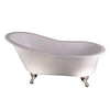 BARCLAY CTSN60-WH GRIFFIN CAST IRON SLIPPER clawfoot tub WH