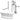 Cambridge Plumbing ADEP-398684-PKG-CP-NH Acrylic Double Ended Pedestal Bathtub 70" X 30" no Faucet Drillings and Polished