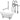 Cambridge Plumbing ADES-398463-PKG-CP-NH Acrylic Double Ended Slipper Bathtub 68" by 28" no Faucet Drillings - Polished