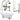 Cambridge Plumbing ADES-463D-6-PKG-BN-7DH Acrylic Double Ended Clawfoot Bathtub 68" X 28" no Faucet Drillings Complete