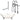 Cambridge Plumbing Acrylic Double Ended Clawfoot Bathtub 70" X 30" with no Faucet Drillings and Complete Plumbing Package