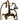 Cambridge Plumbing Clawfoot Tub Deck Mount Porcelain Lever English Telephone Brass Faucet with Hand Held Shower - side view