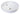 EAGO BA141 White Above Mount Porcelain Bathroom Sink Basin With Single Hole - dimensions diagram