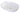 EAGO BA352 23'' White Oval Porcelain Bathroom Sink Basin Without Overflow - side view
