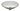 EAGO BC224 White Ceramic 18"X15" Undermount Oval Bathroom Sink Alfi Trade Inc