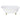Kingston Brass Aqua Eden 53" Cast Iron Slipper Clawfoot Tub - view 10