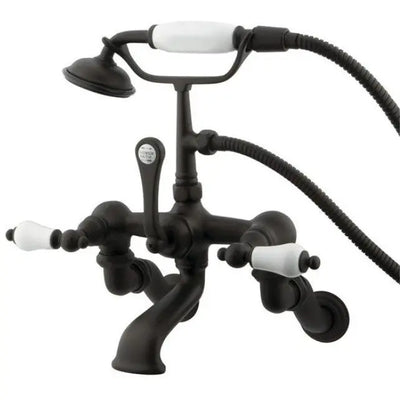 Kingston Brass CC459T Vintage Wall Mount Tub Filler with Adjustable Centers