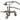 Kingston Brass CC51T Vintage Wall Mount Tub Filler with Adjustable Centers - detail view