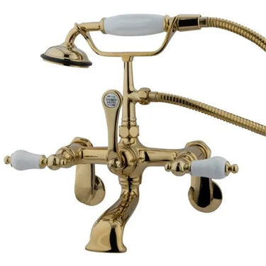 Kingston Brass CC55T Vintage Wall Mount Tub Filler with Adjustable Centers