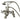 Kingston Brass CC659T Vintage Deck Mount Tub Filler with Adjustable Centers - detail view