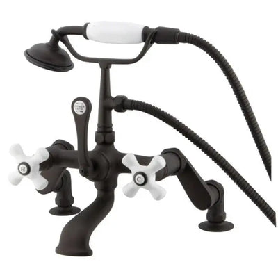 Kingston Brass CC659T Vintage Deck Mount Tub Filler with Adjustable Centers