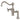 Kingston Brass Essex KS323XBEX Two-Handle 2-Hole Deck Mount Clawfoot Tub Faucet Kingston Brass