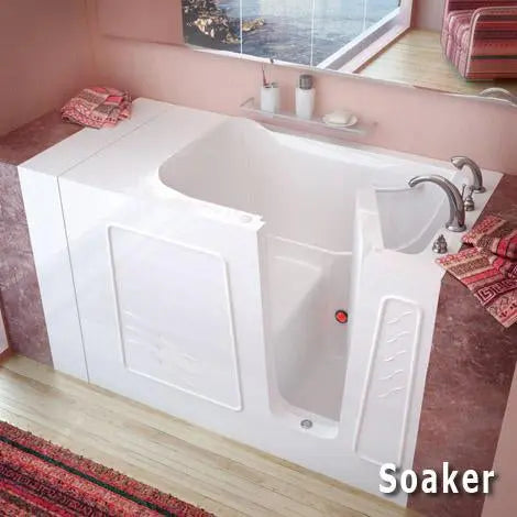 MediTub 3053 Series 30 x 53 Gelcoat Fiberglass Walk-In Bathtub