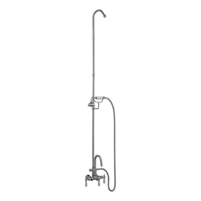 Barclay Products 4023-PL Tub/Shower Converto Unit – Handheld Shower, Riser for Cast Iron Tub