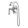 Barclay Products Clawfoot Tub Filler – Elephant Spout, Hand Held Shower, 6″ Elbow Mounts - Affordable Cheap Freestanding Clawfoot Bathtubs Tub