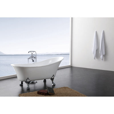 Acrylic claw foot bath discount